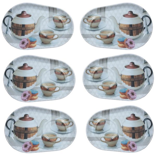 بیسکویت مدل teapot بسته 6 عددی
